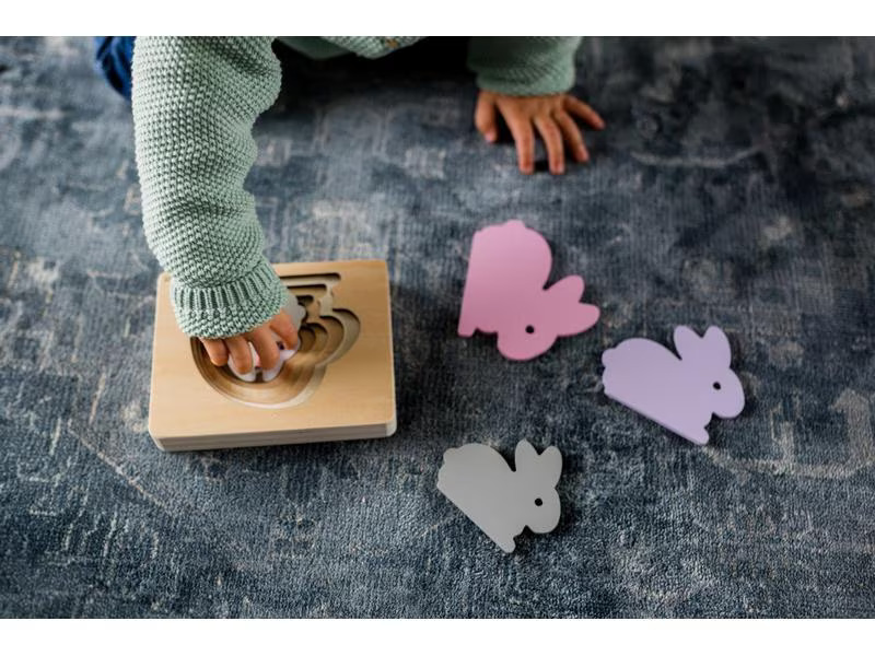 Kindsgut Holzpuzzle Hase