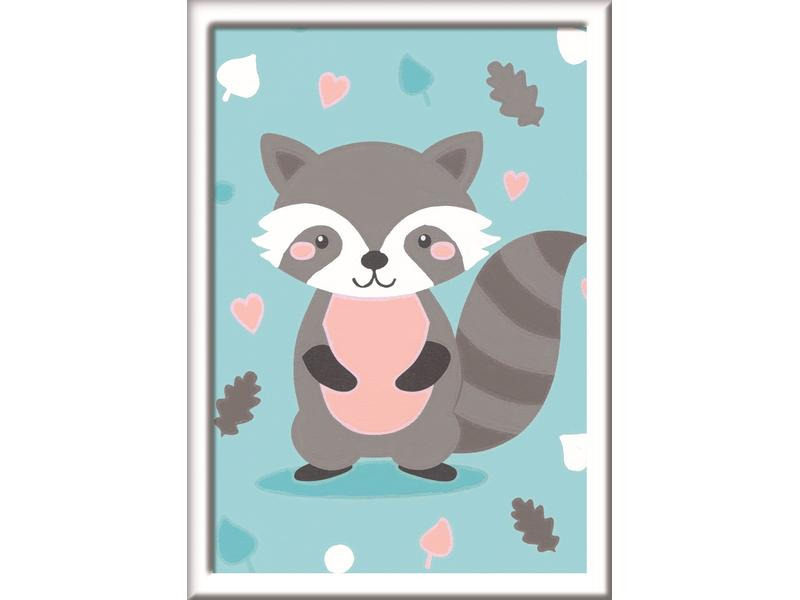 Ravensburger Malset CreArt: Cute Racoon