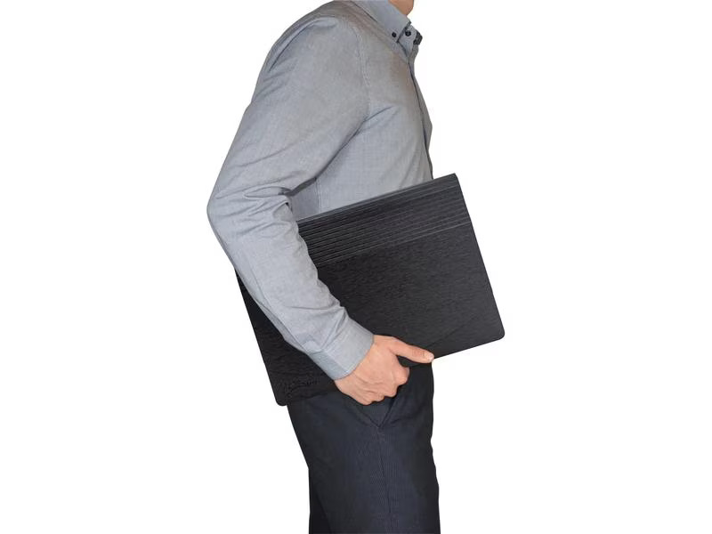 Rapesco Fächermappe Germ-Savvy A4, Schwarz matt