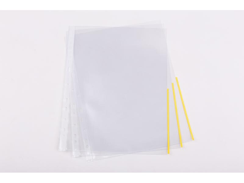 ProOffice Zeigetasche A4, Gelb/Transparent, 10 Stück
