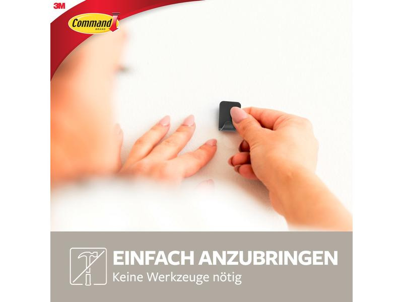 Command Klebehaken 0.225 kg, Schwarz