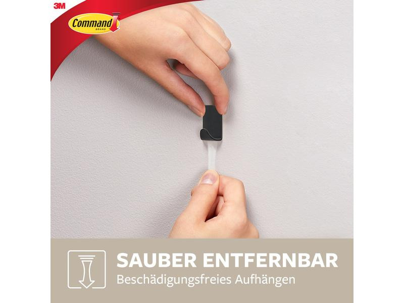 Command Klebehaken 0.225 kg, Schwarz