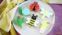 Decora Guetzli-Ausstecher-Set 2 Stück, Marienkäfer und Biene