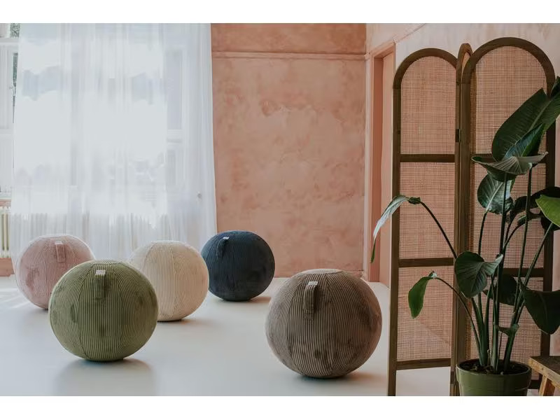 VLUV Sitzball Vlip Ø 60-65 cm, Nougat