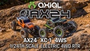 Axial Rock Crawler AX24 XC-1 4WS, Grün, RTR, 1:24