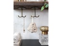 Chic Antique Wandhaken Eisen, messingfarben