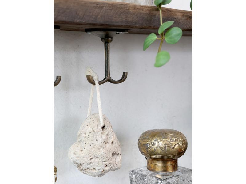 Chic Antique Wandhaken Eisen, messingfarben