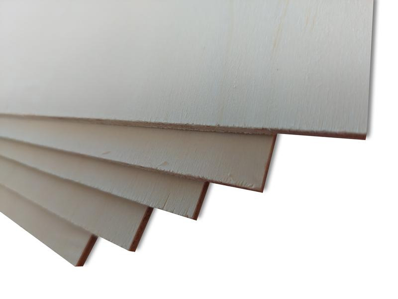 Holz Zollhaus Sperrholzplatten zum Basteln 5 Stück, A4