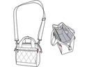 Reisenthel Schultertasche Allrounder cross Rhombus Black