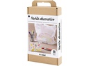 Creativ Company Bastelset Textildekoration Tasche, Portemonnaie