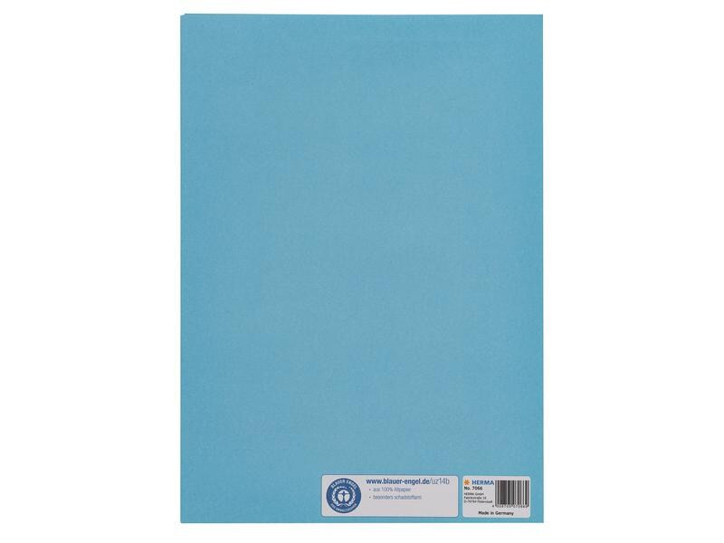 HERMA Einbandpapier A4 Recycling Hellblau