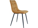 House Nordic Stuhl Middelfart 86 x 55 cm, Schwarz/Senfgelb