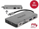 Delock Dockingstation USB 3.1 Typ-C - HDMI/VGA/USB/LAN/PD