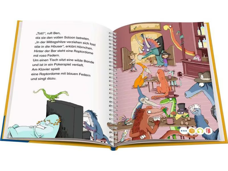 tiptoi Lernbuch Lese-Lausch-Abenteuer Dino-Stadt