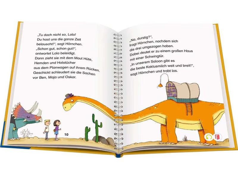 tiptoi Lernbuch Lese-Lausch-Abenteuer Dino-Stadt