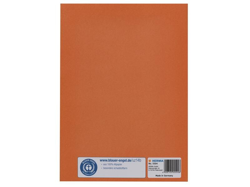 HERMA Einbandpapier A5 Recycling Orange