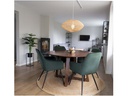House Nordic Stuhl Harbo 65 x 57 x 87, Grün/Schwarz, 2 Stück