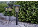 Star Trading Gartenlicht Solar Fride Schwarz, 3 Stück
