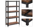 Songmics Regal Industrial 150 x 75 cm, MDF