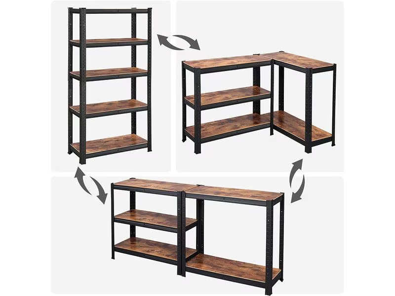 Songmics Regal Industrial 150 x 75 cm, MDF