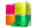 Styro Schubladenbox Swingbox NEONline Pink