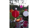 Star Trading Lampion Solar Festival 22 cm, Rot