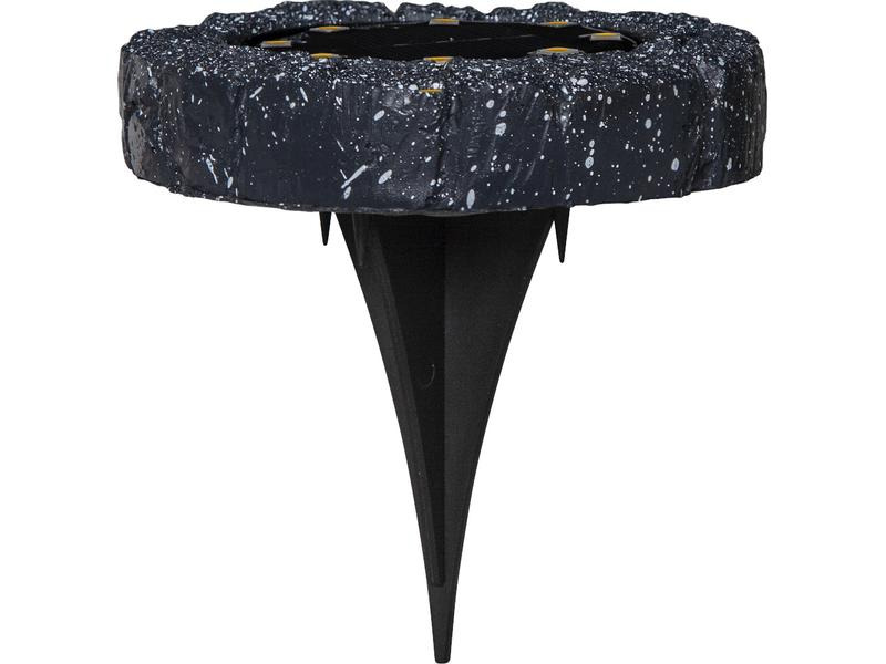 Star Trading Gartenlicht Solar-Spotlight, 2er Set, Grau