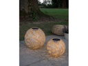 STT Windlicht Solar Antic Ball Feather, Ø 30 cm, Sand