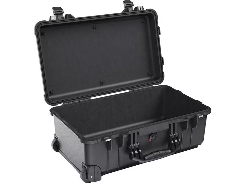 Peli Schutzkoffer 1510 mit Schaumstoffeinlage, Schwarz