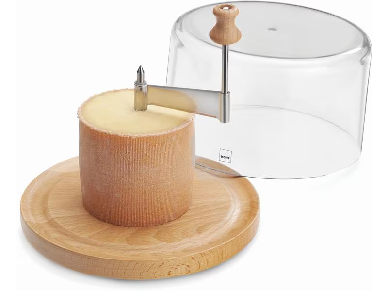 Kela Käsehobel mit Haube Braun