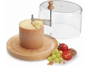 Kela Käsehobel mit Haube Braun