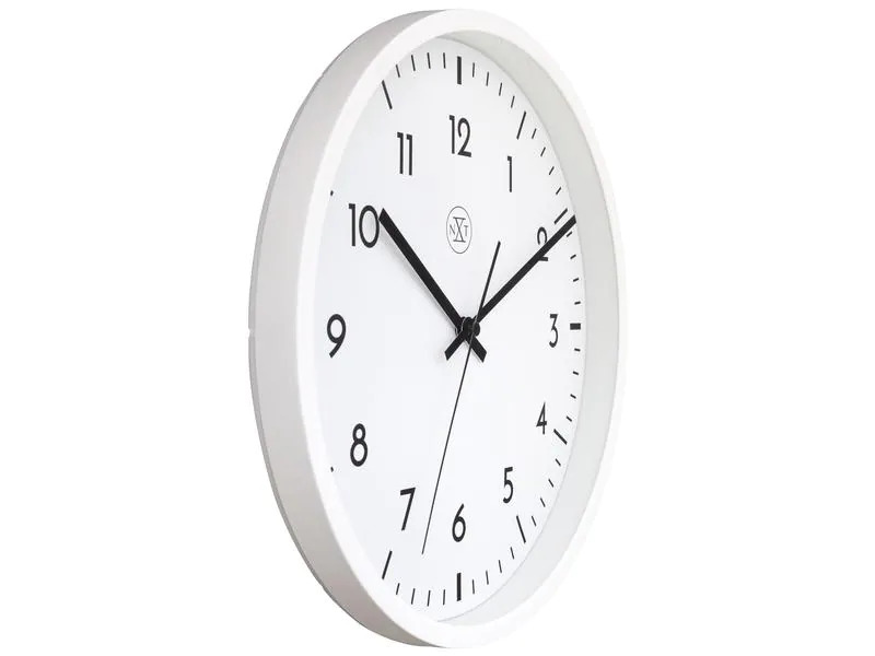 NeXtime Wanduhr Easy Big Weiss