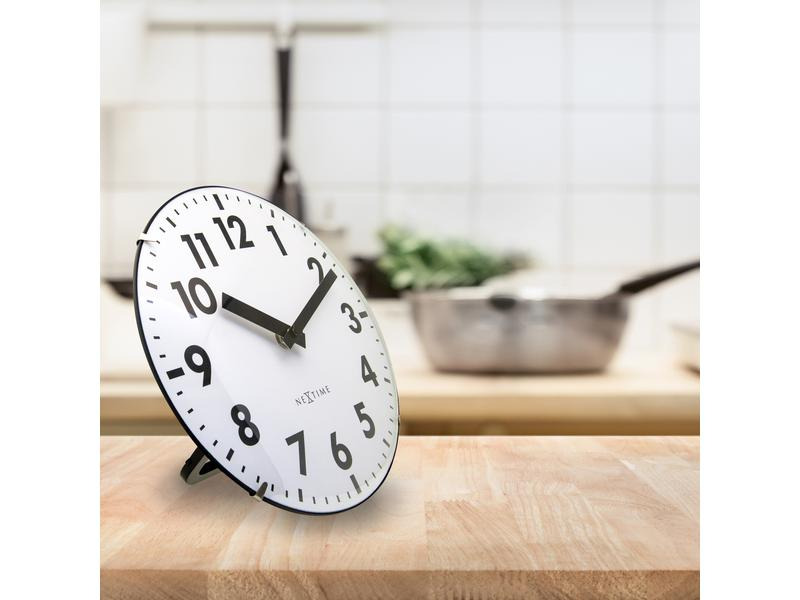 NeXtime Wanduhr Duomo Mini Weiss