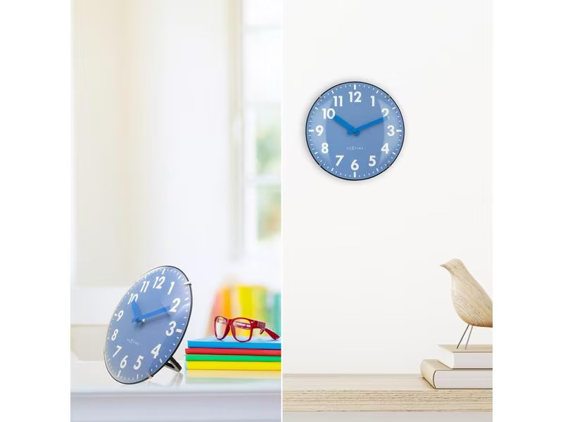 NeXtime Wanduhr Duomo Mini Blau