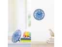 NeXtime Wanduhr Duomo Mini Blau