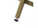 VASAGLE Beistelltisch rund, Gold