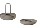 Zone Denmark Eierbecher Singles 4 Stück, Taupe