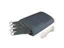 Windhager Sonnensegel Cannes, 5 x 5 m, Quadratisch, Anthrazit