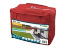 Windhager Sonnensegel Cannes, 5 x 5 m, Quadratisch, Rot