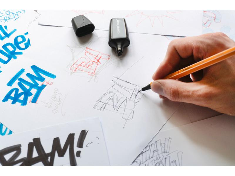 STABILO Leuchtmarker Boss Mini Snooze Schwarz
