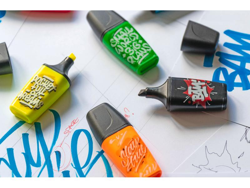 STABILO Leuchtmarker Boss Mini Snooze Schwarz