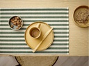 Södahl Tischset Statement Stripe 48 cm x 33 m, 2 Stück, Beige/Grün