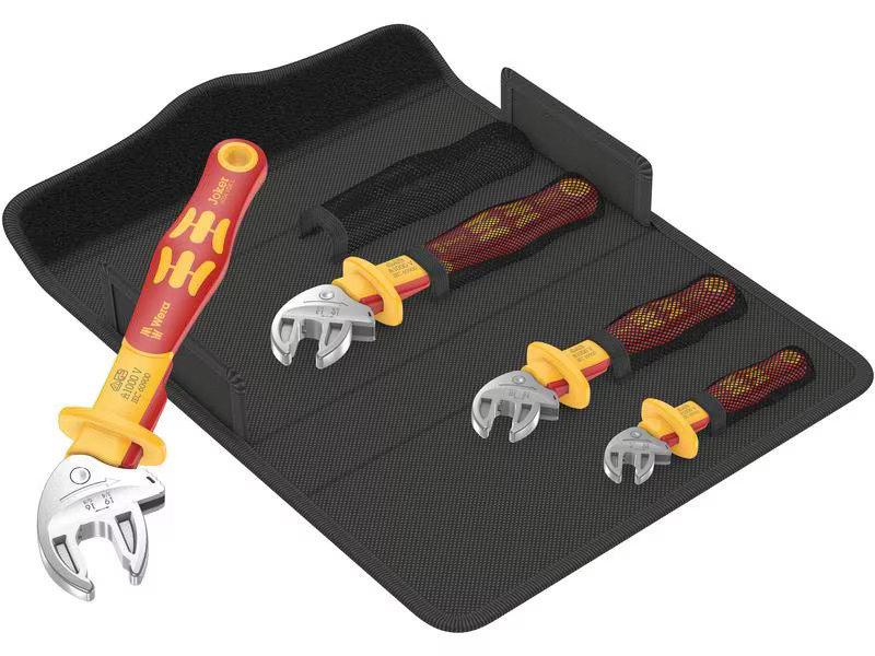 Wera Maulschlüssel 6004 Joker VDE 4 Set, Selbstjustierend, 4-tlg