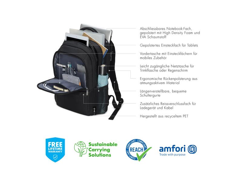 DICOTA Notebook-Rucksack Eco Select 13-15.6