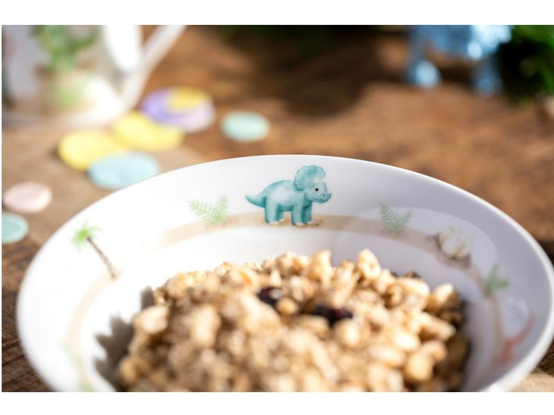 Leonardo Kindergeschirrset Avventura 3-teilig, Dinosaurier