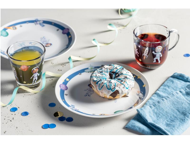Leonardo Kindergeschirrset Avventura 3-teilig, Weltall