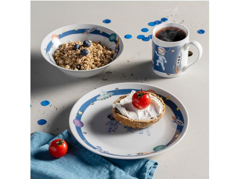 Leonardo Kindergeschirrset Avventura 3-teilig, Weltall