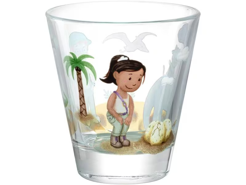 Leonardo Kindertrinkglas Avventura 215 ml, 6 Stück, Dinosaurier