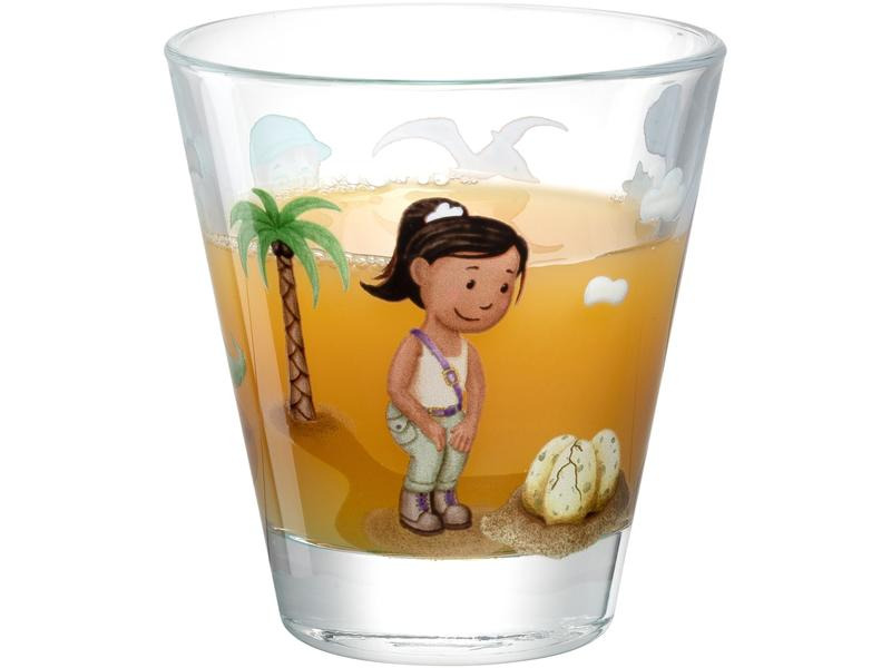 Leonardo Kindertrinkglas Avventura 215 ml, 6 Stück, Dinosaurier