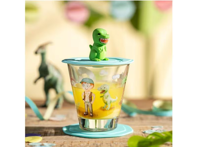 Leonardo Kindertrinkglas Avventura 215 ml, 6 Stück, Dinosaurier